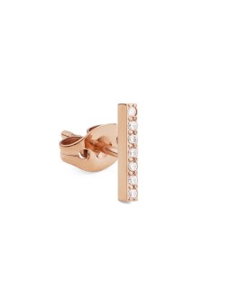 Daniel Wellington Orecchino singolo in bronzo Bar con cristallo DW00400860 donna