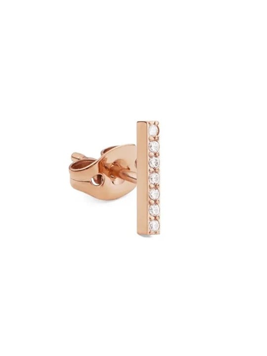 Daniel Wellington Orecchino singolo in bronzo Bar con cristallo DW00400860 donna