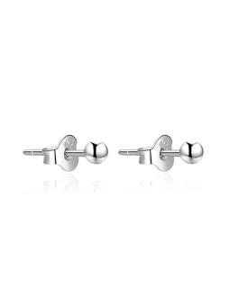 Agato Orecchini e bottone minimalisti in argento AGT-E183P-3 donna
