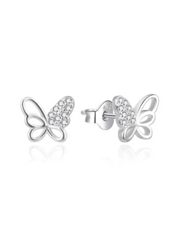 Agato Orecchini a farfalla in argento con zirconi AGT-E212PW donna