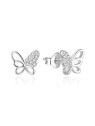 Agato Orecchini a farfalla in argento con zirconi AGT-E212PW donna