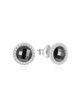 Agato Orecchini in argento alla moda con zirconi AGT-E214PWBK donna