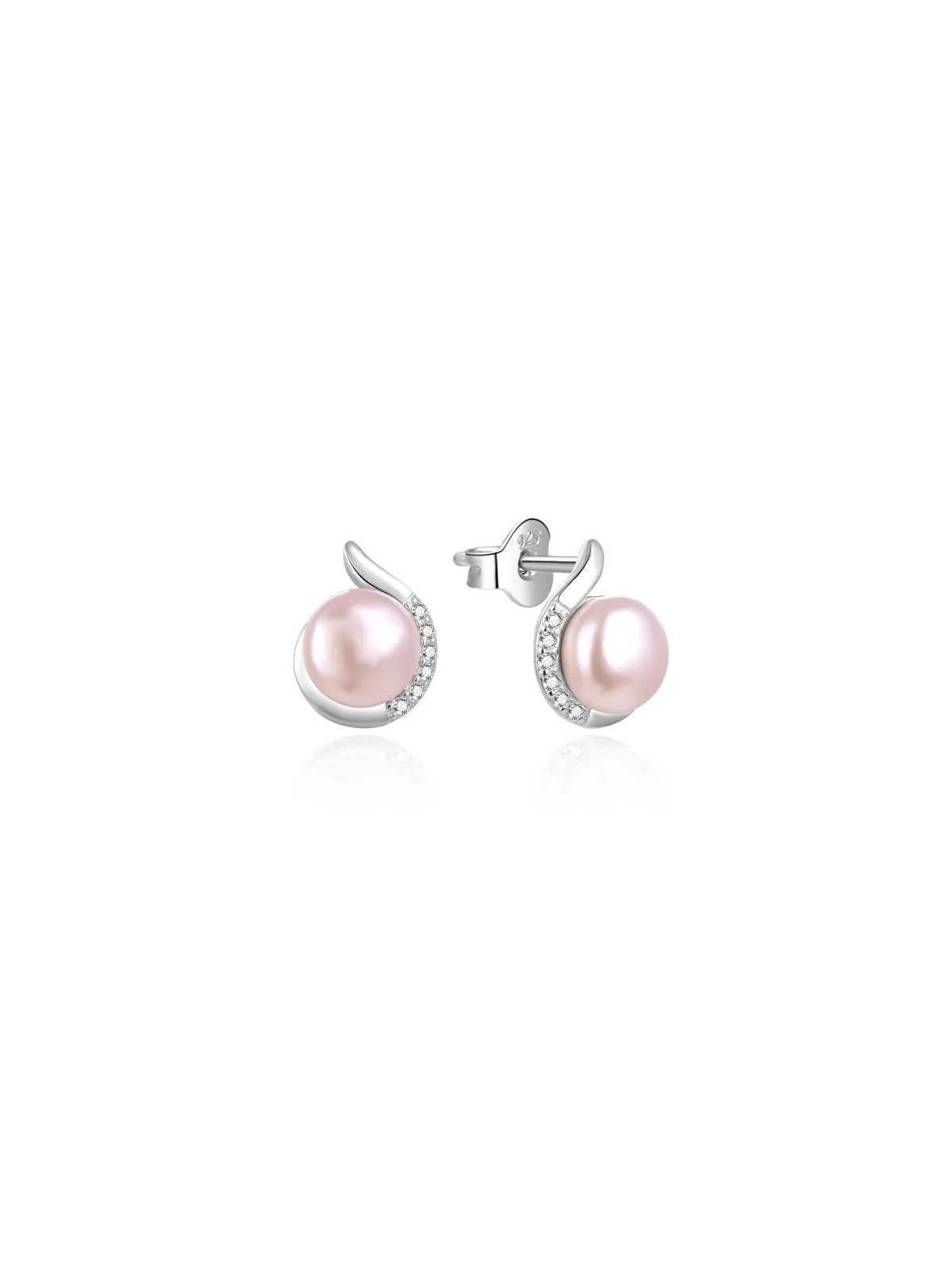 Agato Eleganti orecchini in argento con perle e zirconi AGT-E219PW-PPI donna