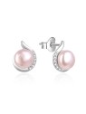 Agato Eleganti orecchini in argento con perle e zirconi AGT-E219PW-PPI donna