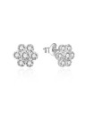 Agato Orecchini in argento Fiori con zirconi trasparenti AGT-E179PW donna