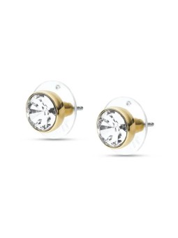 Fossil Orecchini placcati oro con cristallo JOA00668710 donna