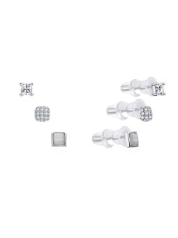 MOISS Set di eleganti orecchini in argento E0004874 (3 paia di orecchini) donna