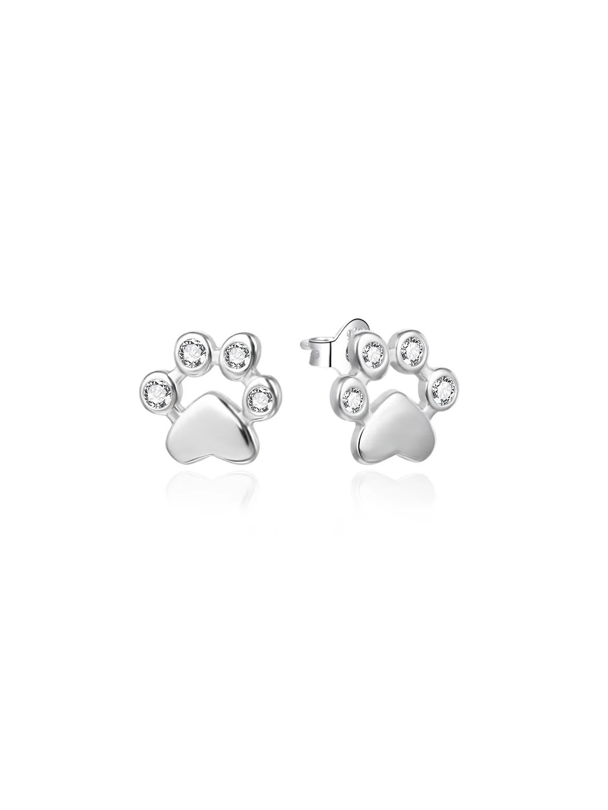 Agato Orecchini in argento Zampe con zirconi AGT-E224PW donna