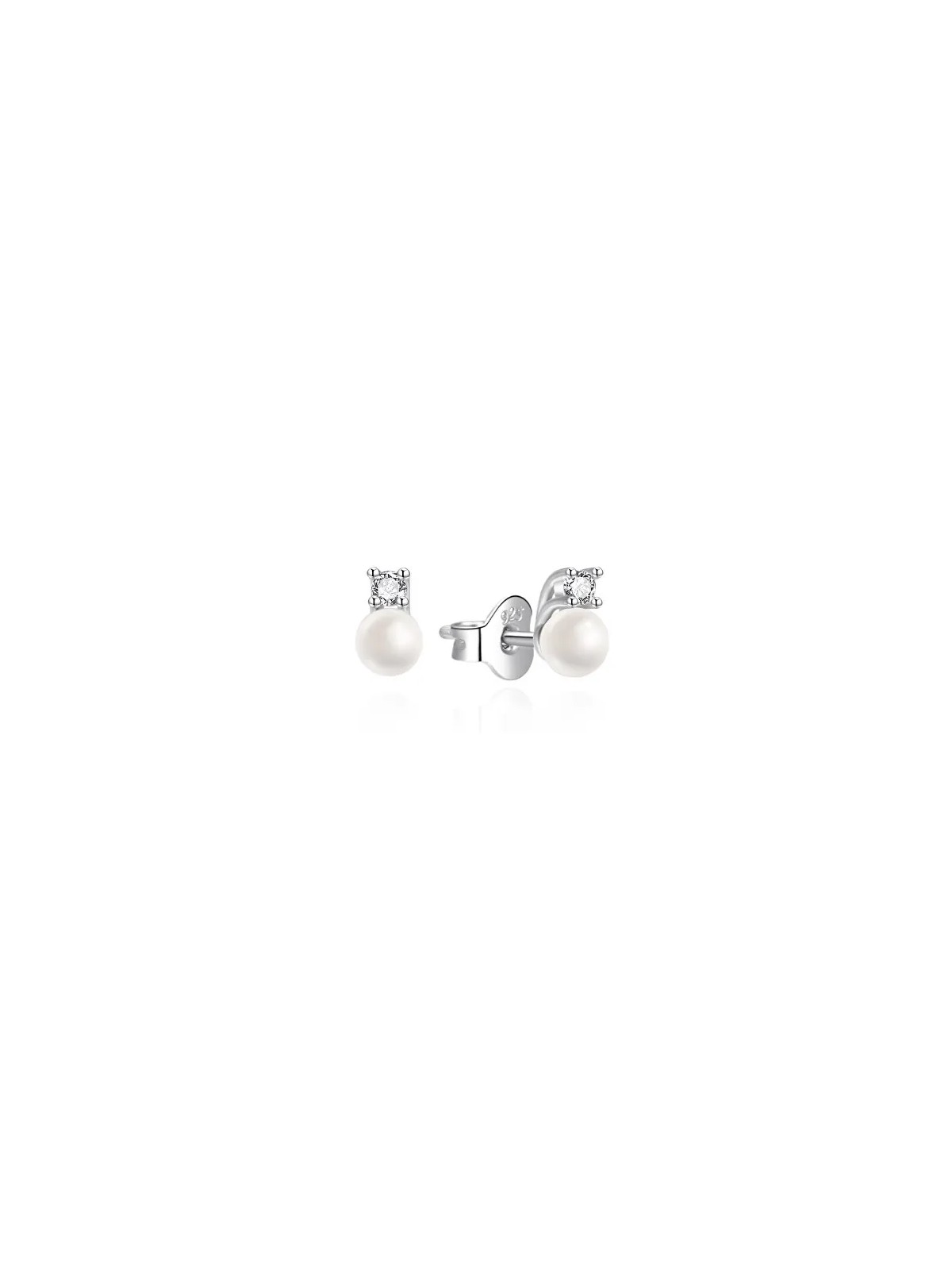 Orecchini Agato Piccoli in argento con perle e zirconi AGT-E241PW-P4 donna