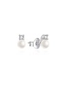Orecchini Agato Piccoli in argento con perle e zirconi AGT-E241PW-P4 donna