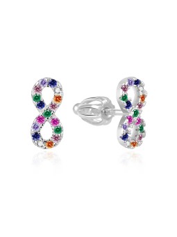 Agato Orecchini scintillanti in argento Infinity AGT-E171SC donna