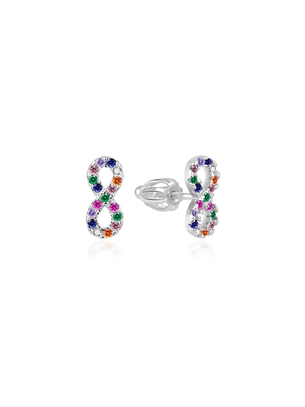 Agato Orecchini scintillanti in argento Infinity AGT-E171SC donna