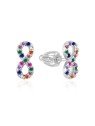 Agato Orecchini scintillanti in argento Infinity AGT-E171SC donna