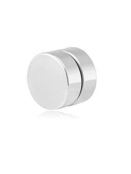 Troli Orecchino singolo magnetico in acciaio 2 in 1 (pietra, mini spilla) VSE6018S-PET unisex
