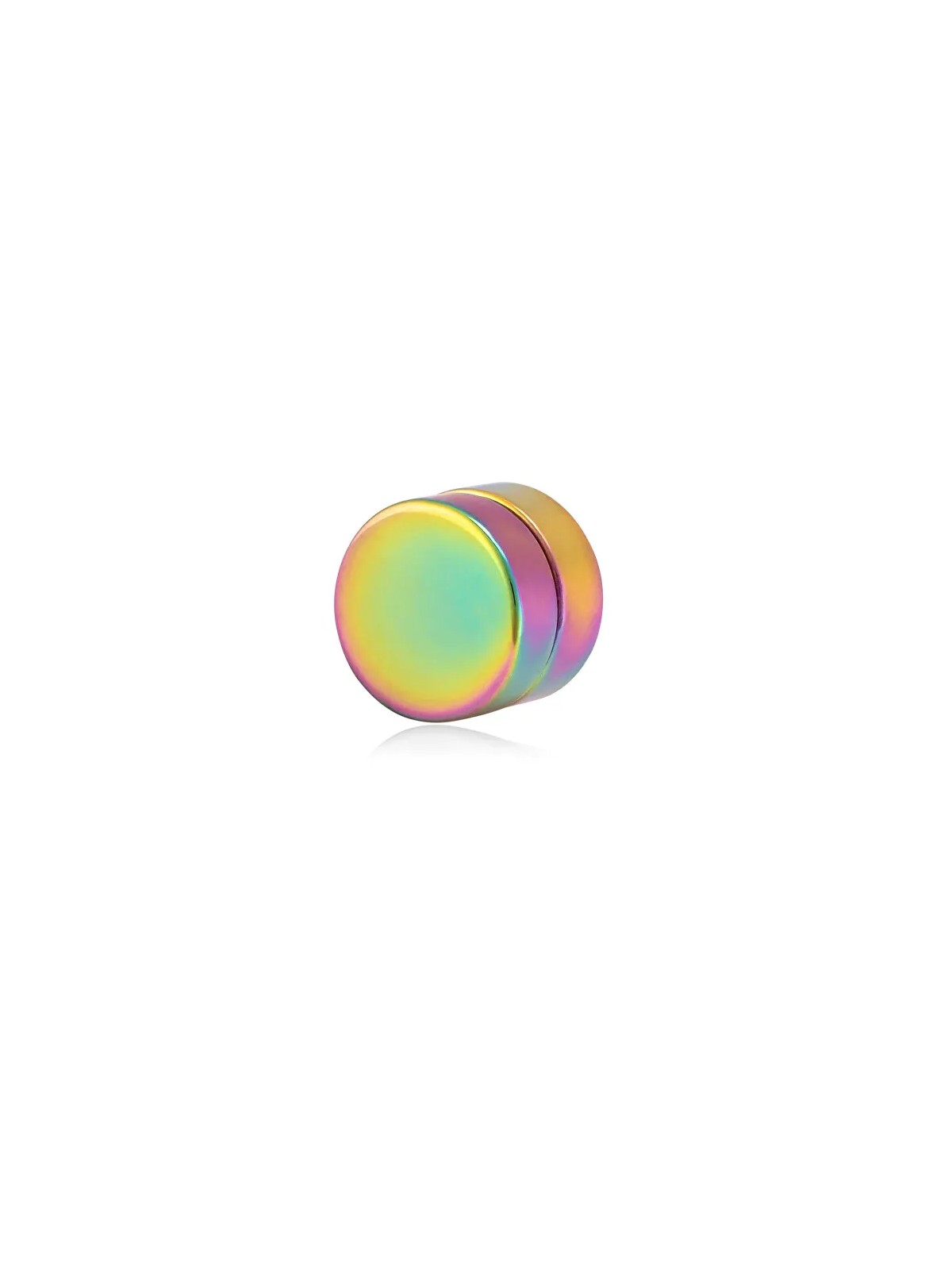 Troli Orecchino singolo magnetico colorato 2 in 1 (pietra, mini spilla) VSE6018C-PET unisex