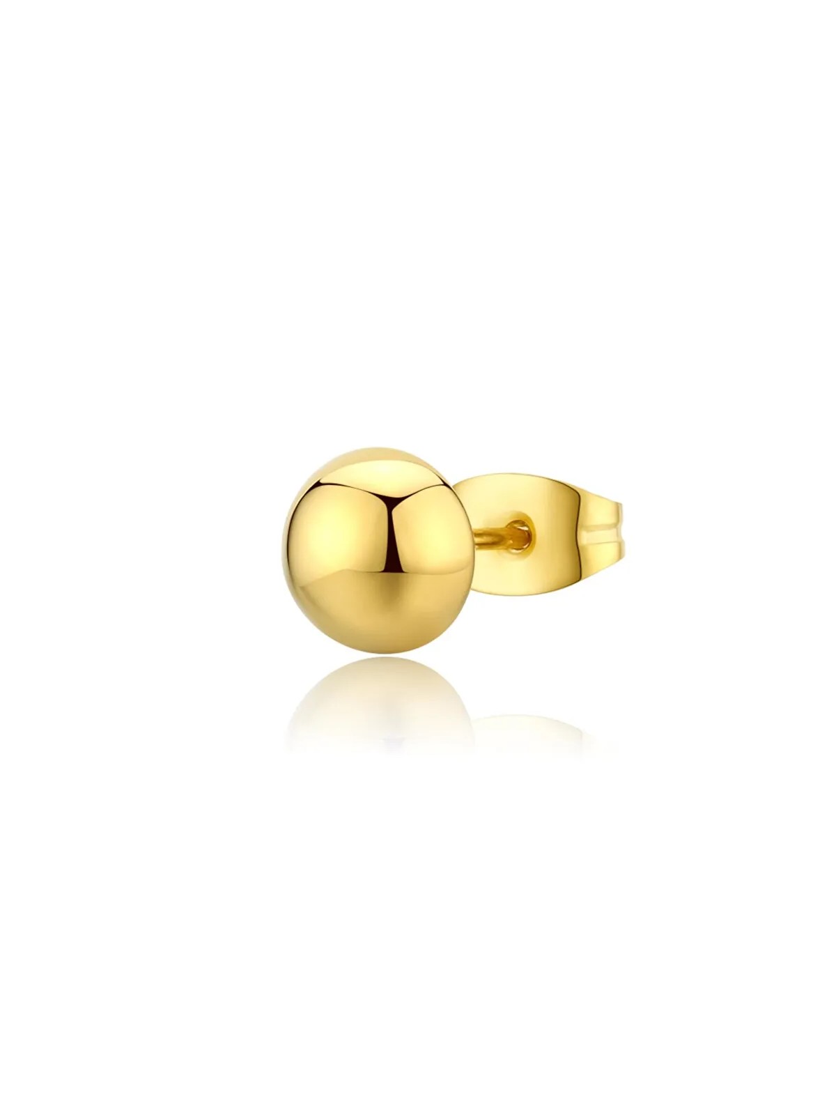 S'Agapõ Orecchino singolo in acciaio Snap SNP28 unisex
