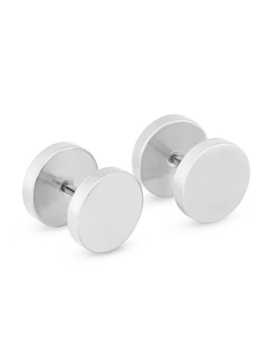 Troli Orecchini minimalisti in acciaio KS-148 uomo