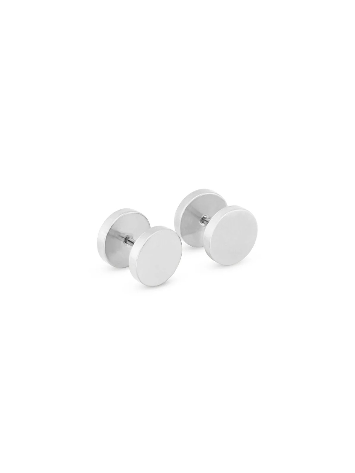 Troli Orecchini minimalisti in acciaio KS-148 uomo