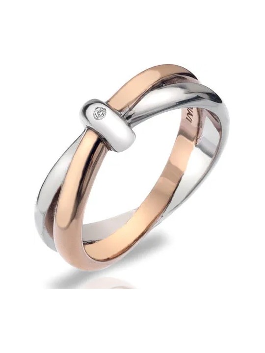 Hot Diamonds Anello Eternity Interlocking DR112 - Diametro: 52mm donna