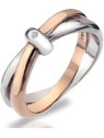 Hot Diamonds Anello Eternity Interlocking DR112 - Diametro: 52mm donna