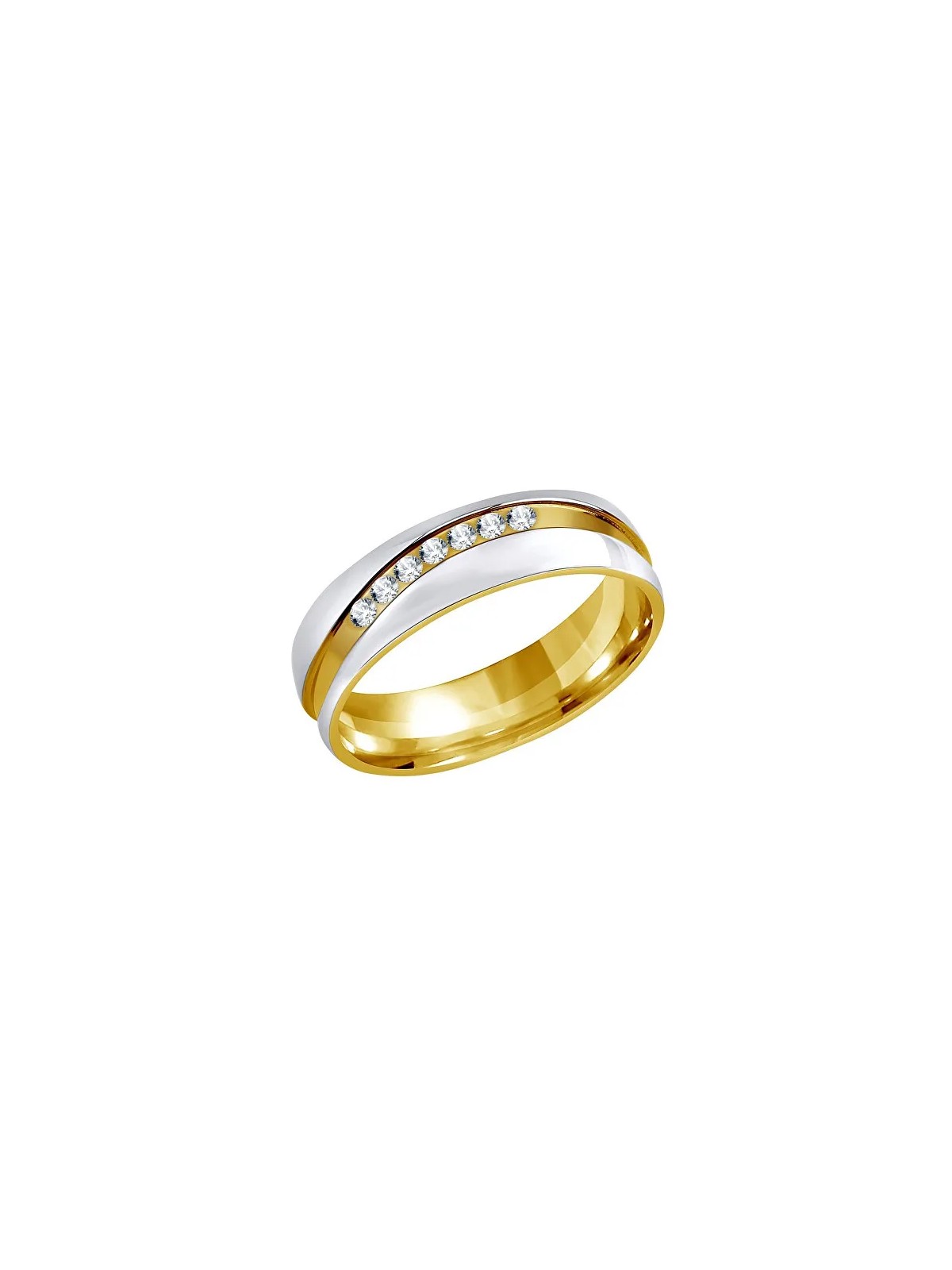 Silvego Fede nuziale in acciaio da donna MARIAGE RRC2050-Z - Diametro: 52 mm donna