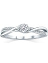 Anello Silvego in argento con cristalli Swarovski FNJR085sw - Diametro: 51 mm donna