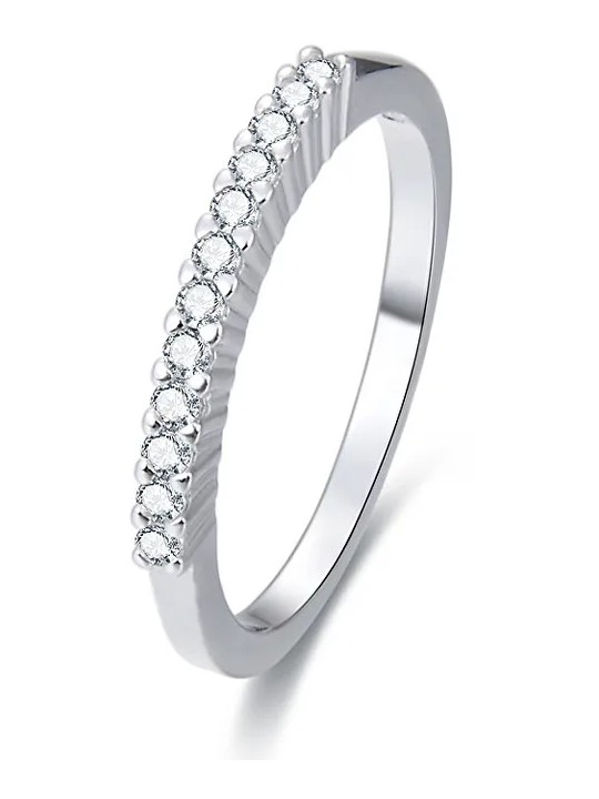 Benet Anello in argento con cristilla AGG187 - Diametro: 60 mm donna