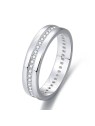 Benet Anello in argento con zirconi AGG330 - Diametro: 52 mm donna