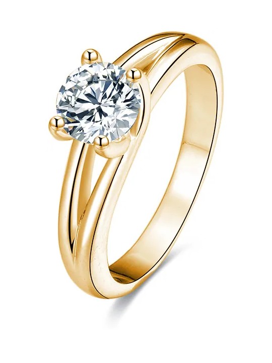 Beneto Anello in argento con cristilla AGG199 - Diametro: 56 mm donna