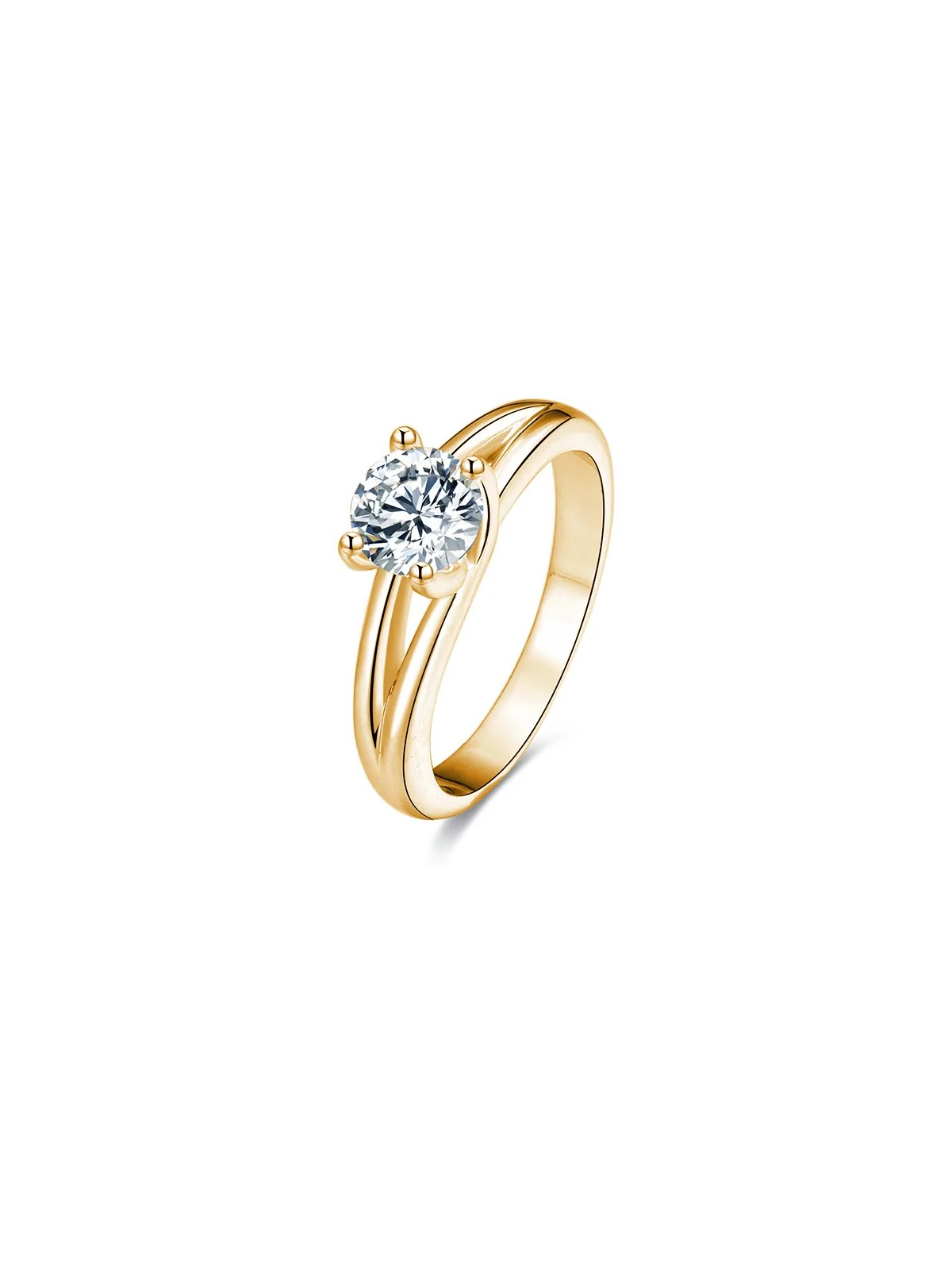 Beneto Anello in argento con cristilla AGG199 - Diametro: 56 mm donna