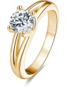 Beneto Anello in argento con cristilla AGG199 - Diametro: 56 mm donna