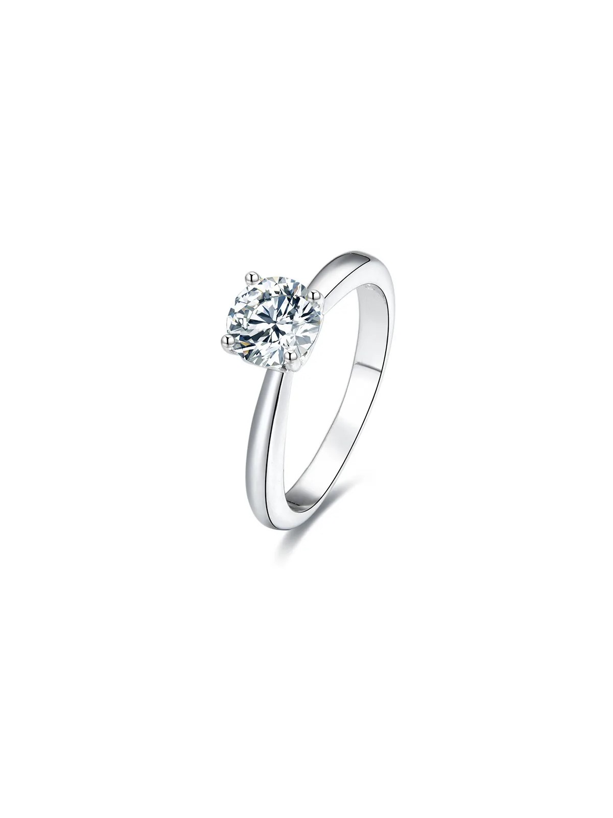 Benet Anello in argento con cristilla AGG200 - Diametro: 60 mm donna