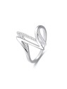 Benet Anello in argento con zirconi AGG143 - Diametro: 58 mm donna