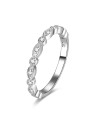 Benet Anello in argento con zirconi AGG167 - Diametro: 62 mm donna