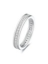 Benet Anello in argento con zirconi AGG26 - Diametro: 60 mm donna