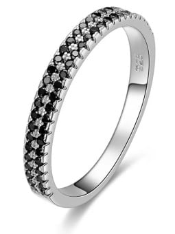 Beneto Anello da donna fashion con zirconi AGG387 - Diametro: 62 mm donna