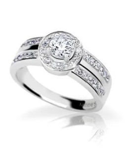 Modesi Anello in argento senza tempo con zirconi WAIYT-R - Diametro: 52 mm donna