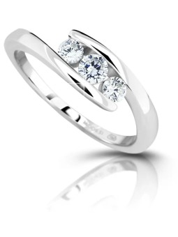 Modesi Anello in argento con zirconi M13075 - Diametro: 59 mm donna