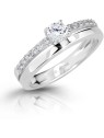 Modesi Anello corda con zirconi M11102 - Diametro: 55 mm donna