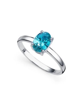 Oliver Weber Anello in argento affascinante Smooth 63265 - Diametro: 61 mm donna