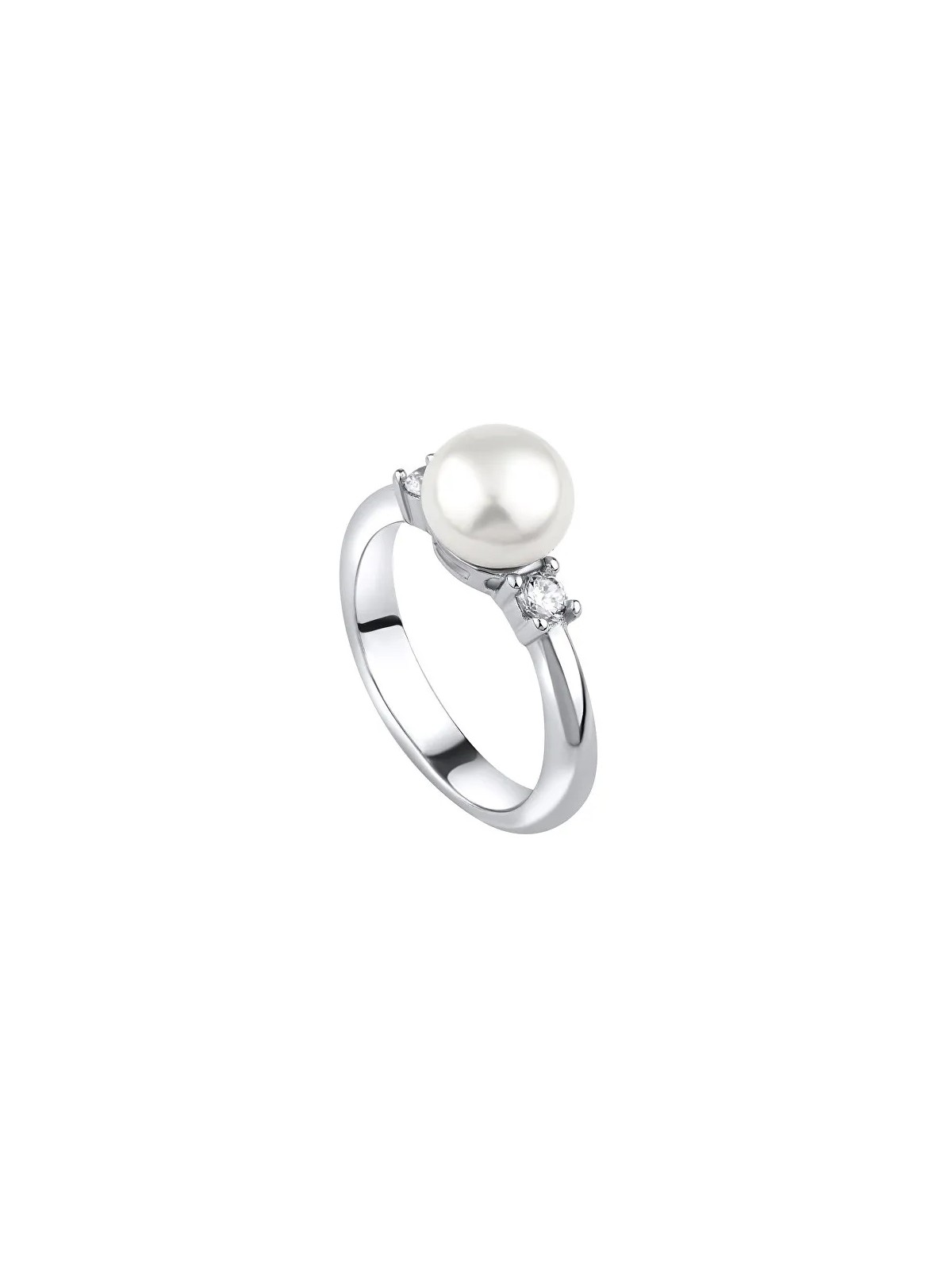 Silvego Anello Maya in argento con vera perla naturale LPS1496RW - Diametro: 56 mm donna