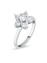 Morellato Bellissimo anello in argento con fiore Tesori SAIW127 - Diametro: 54 mm donna