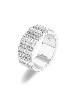 Rosato Anello in argento scintillante con cubic zirconi RZCU57 - Diametro: 52 mm donna