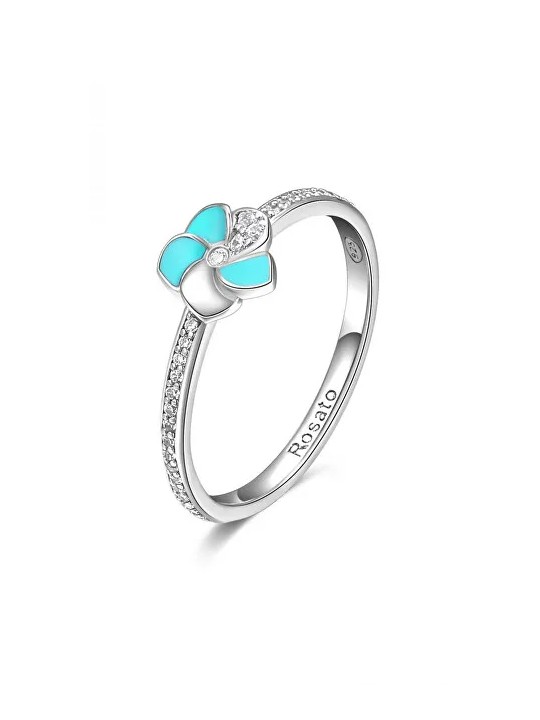 Rosato Affascinante fiore d'argento Fiore Allegra RZAL005 - Diametro: 50 mm donna