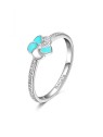 Rosato Affascinante fiore d'argento Fiore Allegra RZAL005 - Diametro: 50 mm donna