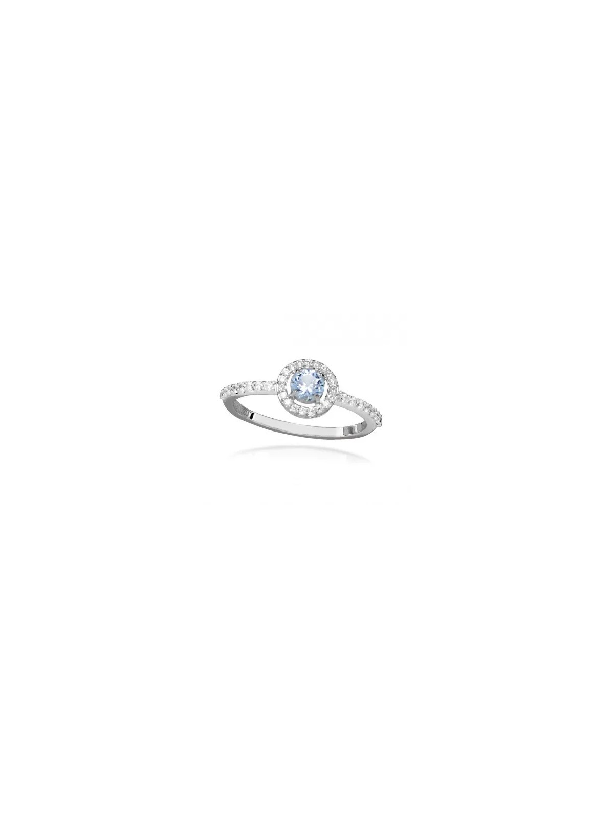 Silver Cat Elegante anello in argento con zirconi cubici SC491 - Giro: 58 mm donna