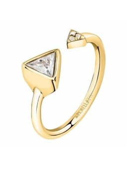 Morellato Elegante anello aperto placcato oro Trilliant SAWY07 - Diametro: 54 mm donna