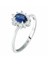 Morellato Anello in argento con zirconi Tesori SAIW1540 - Diametro: 58 mm donna