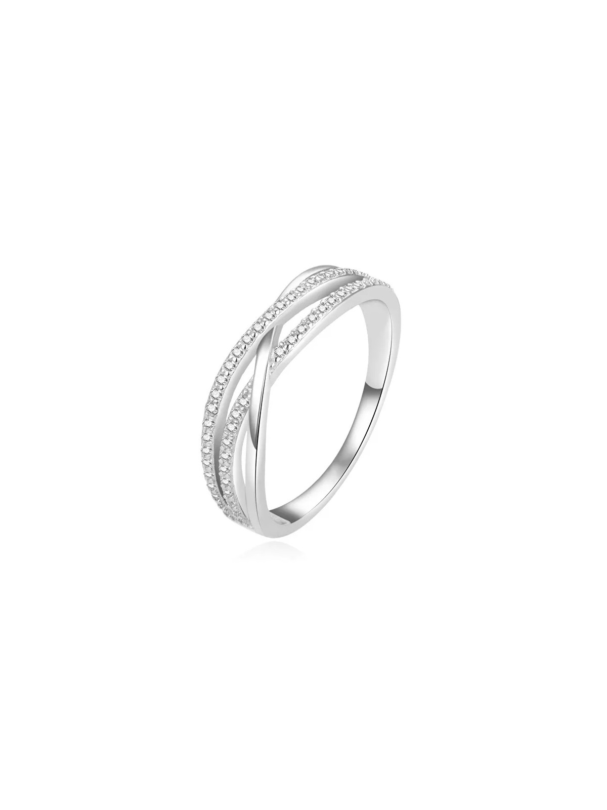 Anello Beneto Charming in argento con zirconi AGG446L - Diametro: 56 mm donna