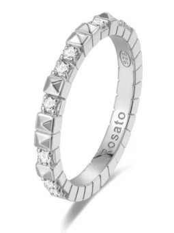 Rosato Anello originale in argento con cubi RZA011 - Diametro: 52 mm donna